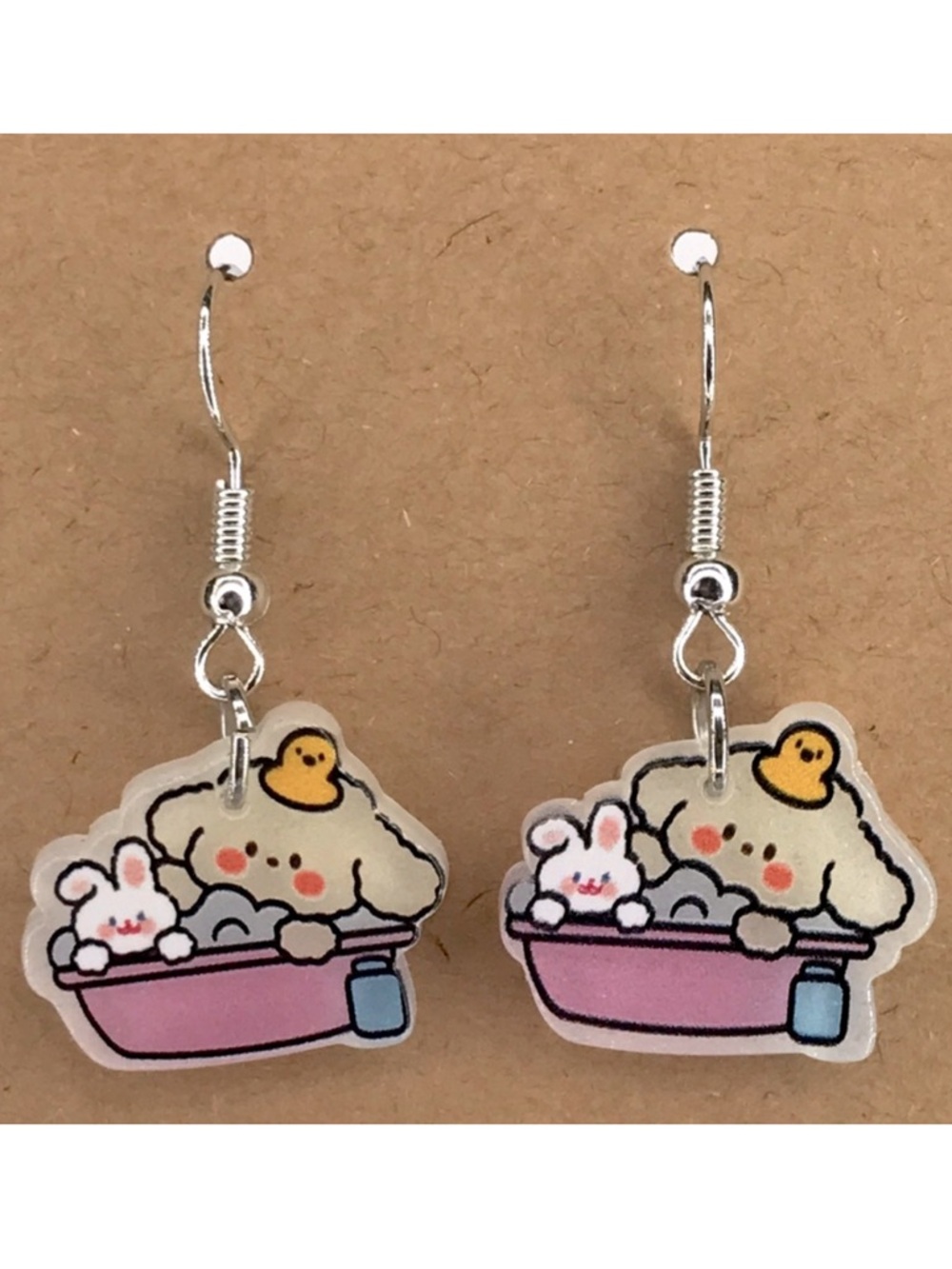 Fun Acrylic Dangle Earrings Cute Fashion Jewelry
